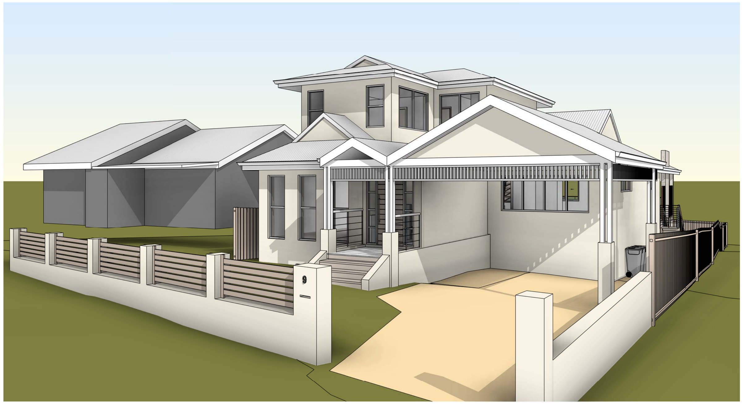 Caringbah South deck and carport — image 5