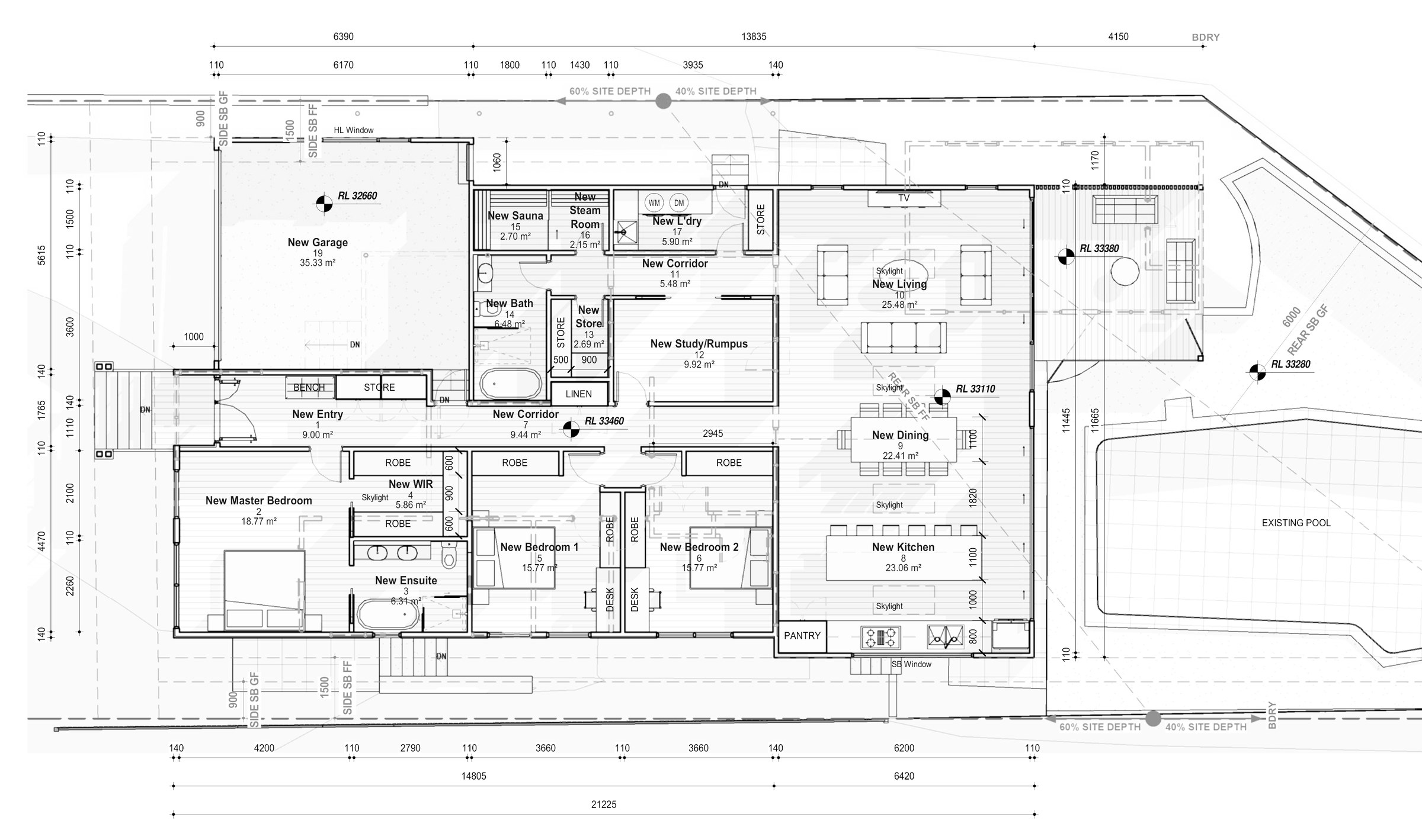 Caringbah South rear addition and garage — image 2