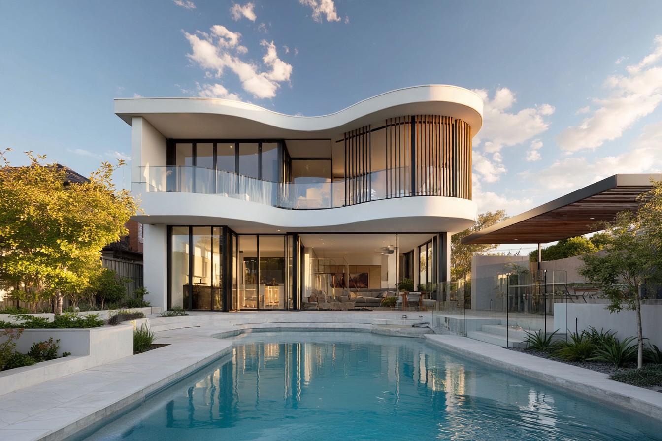 Carss Park waterfront concept — New dwelling, Carss Park