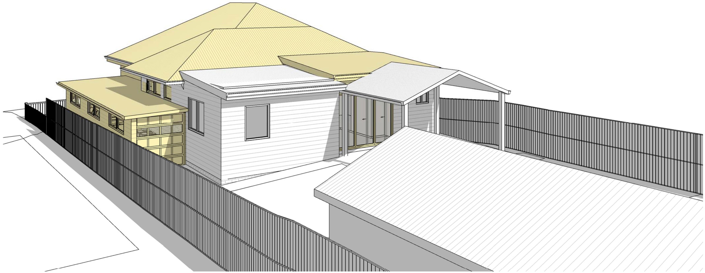 Como master suite and garage — image 4