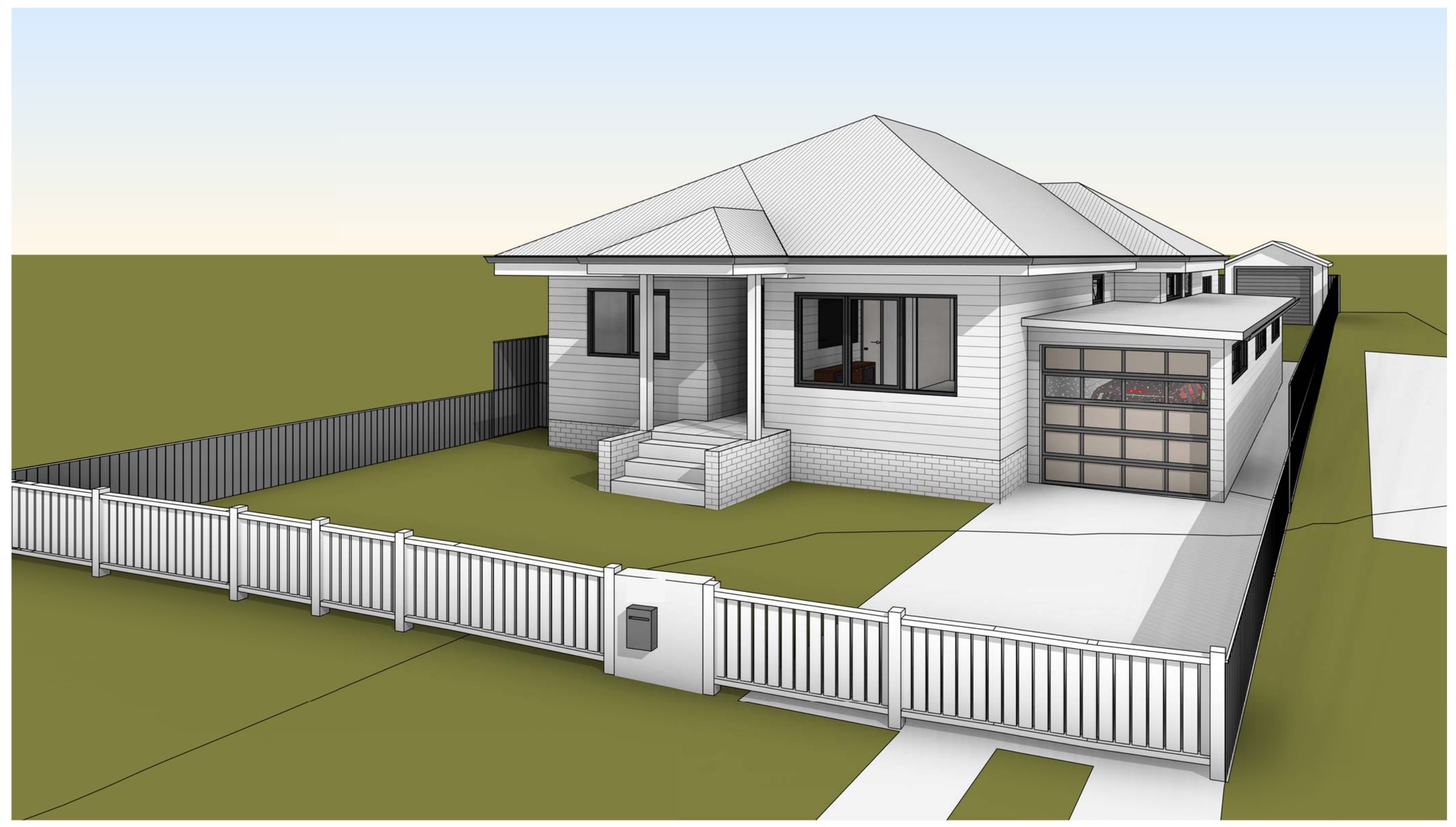 Como master suite and garage — Alterations & additions, Como