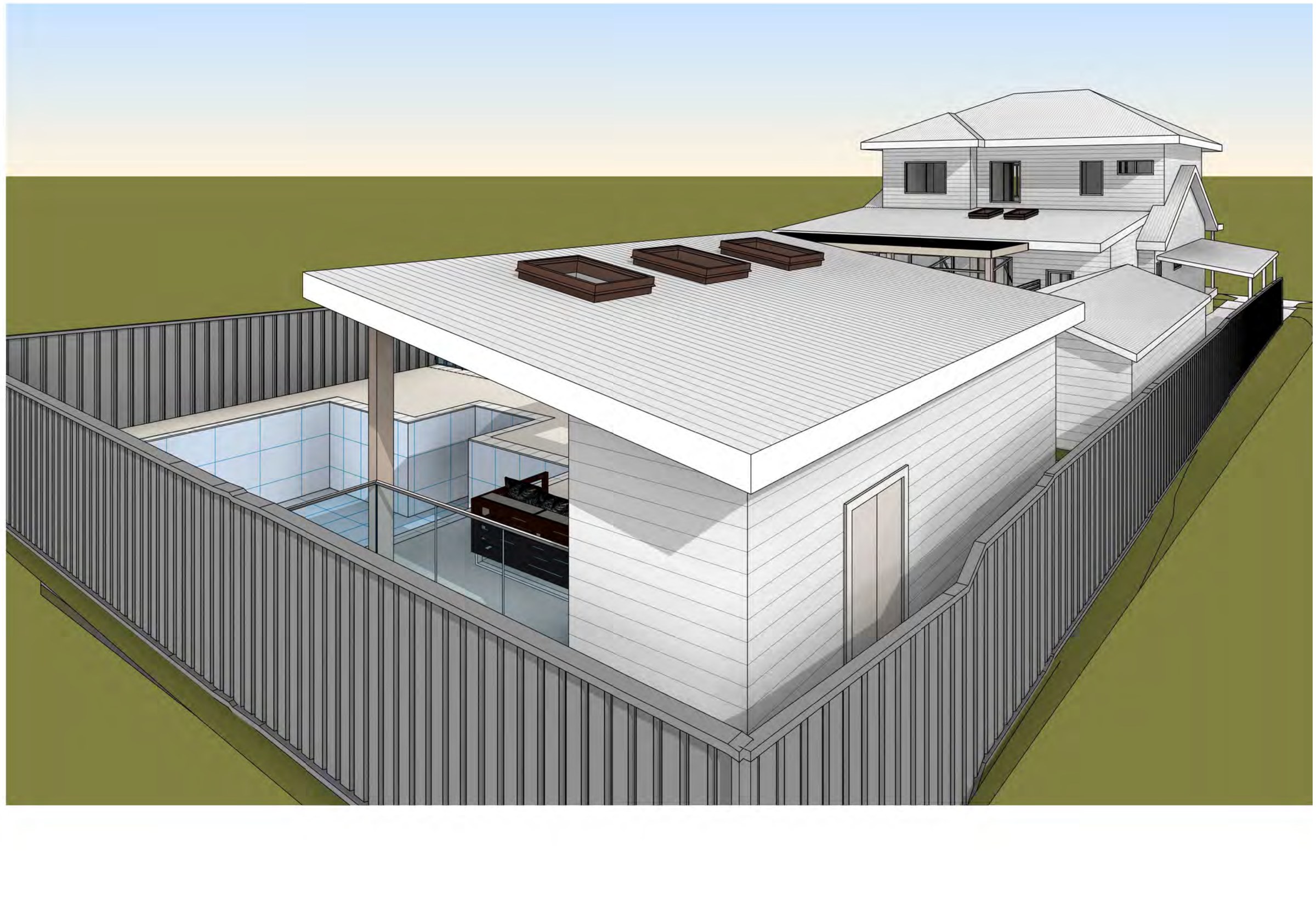 Gymea alfresco and pool bathroom — image 6