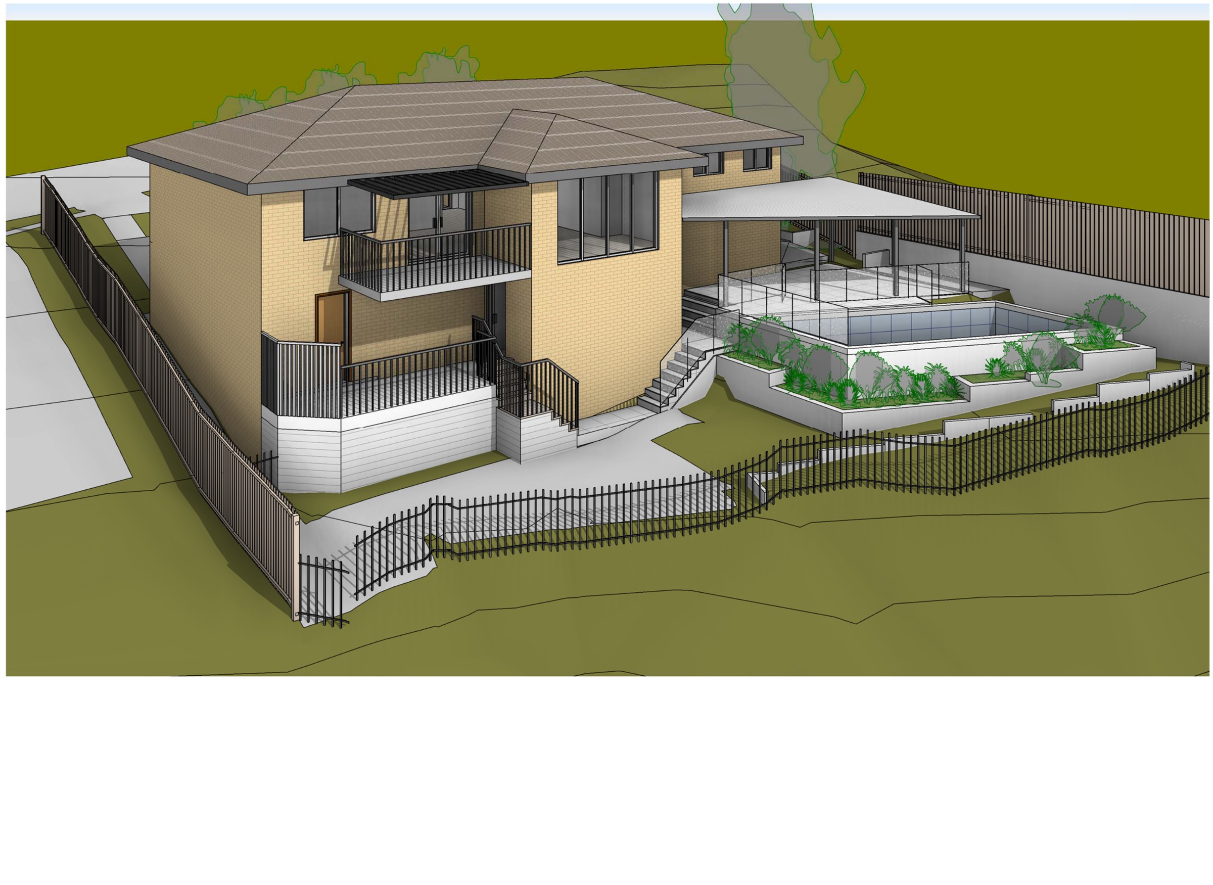 Gymea Bay pool and terrace — Alterations & additions, Gymea Bay
