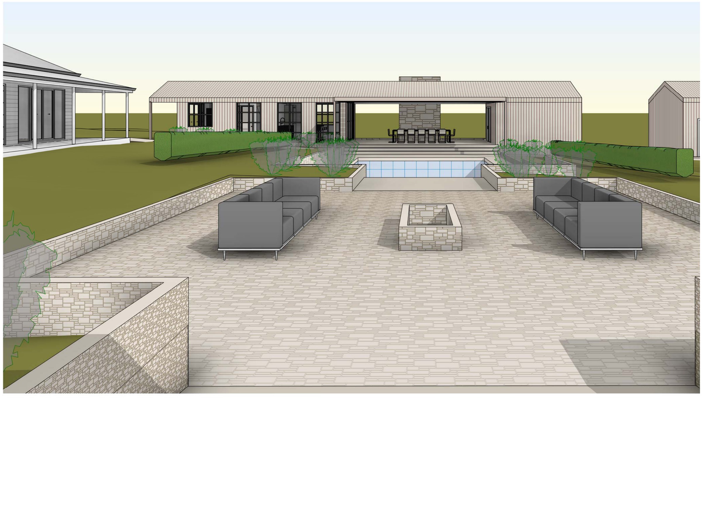 Jaspers Brush pool and pavilion — Alterations & additions, Jaspers Brush