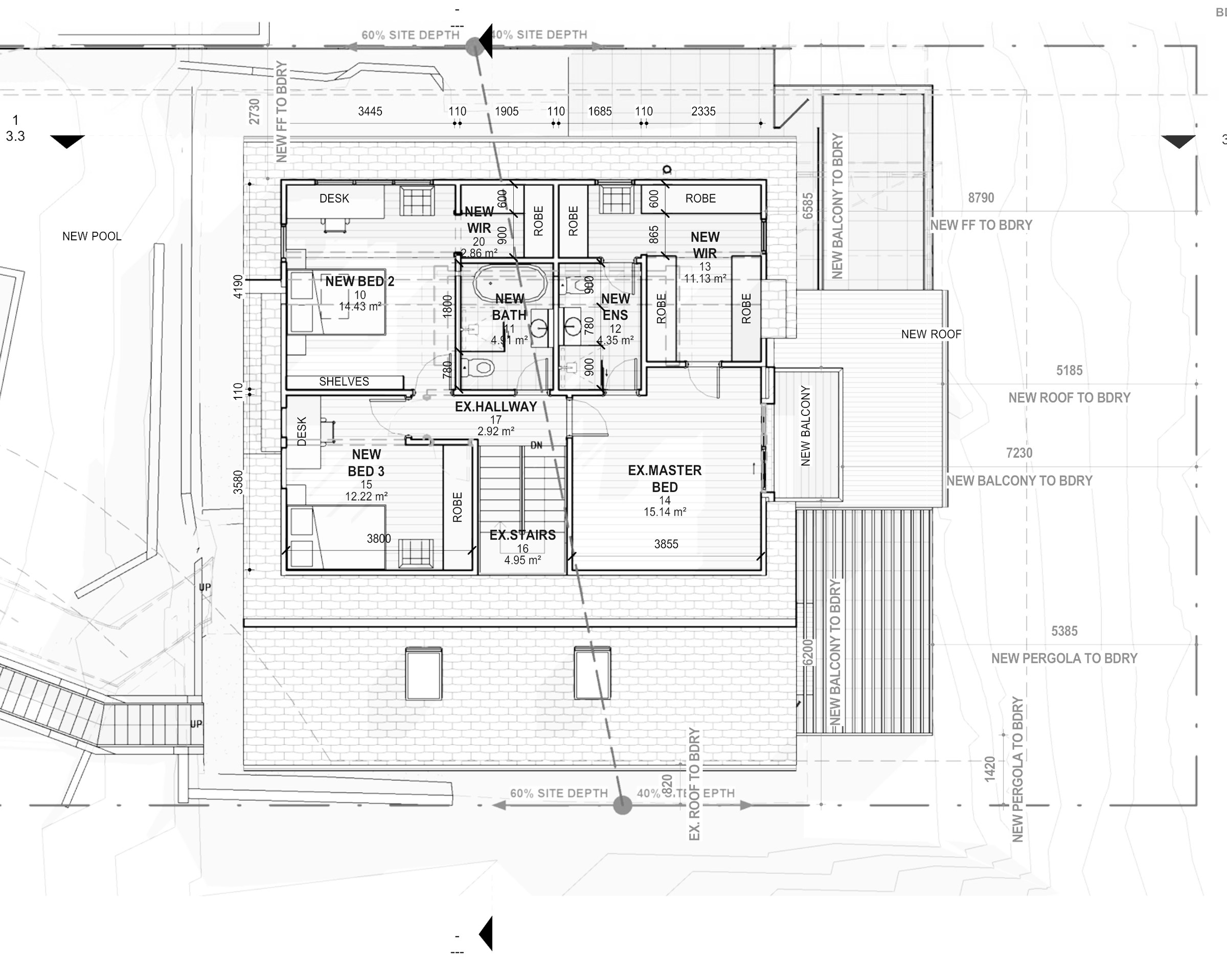 Kareela first floor addition and pool — image 3