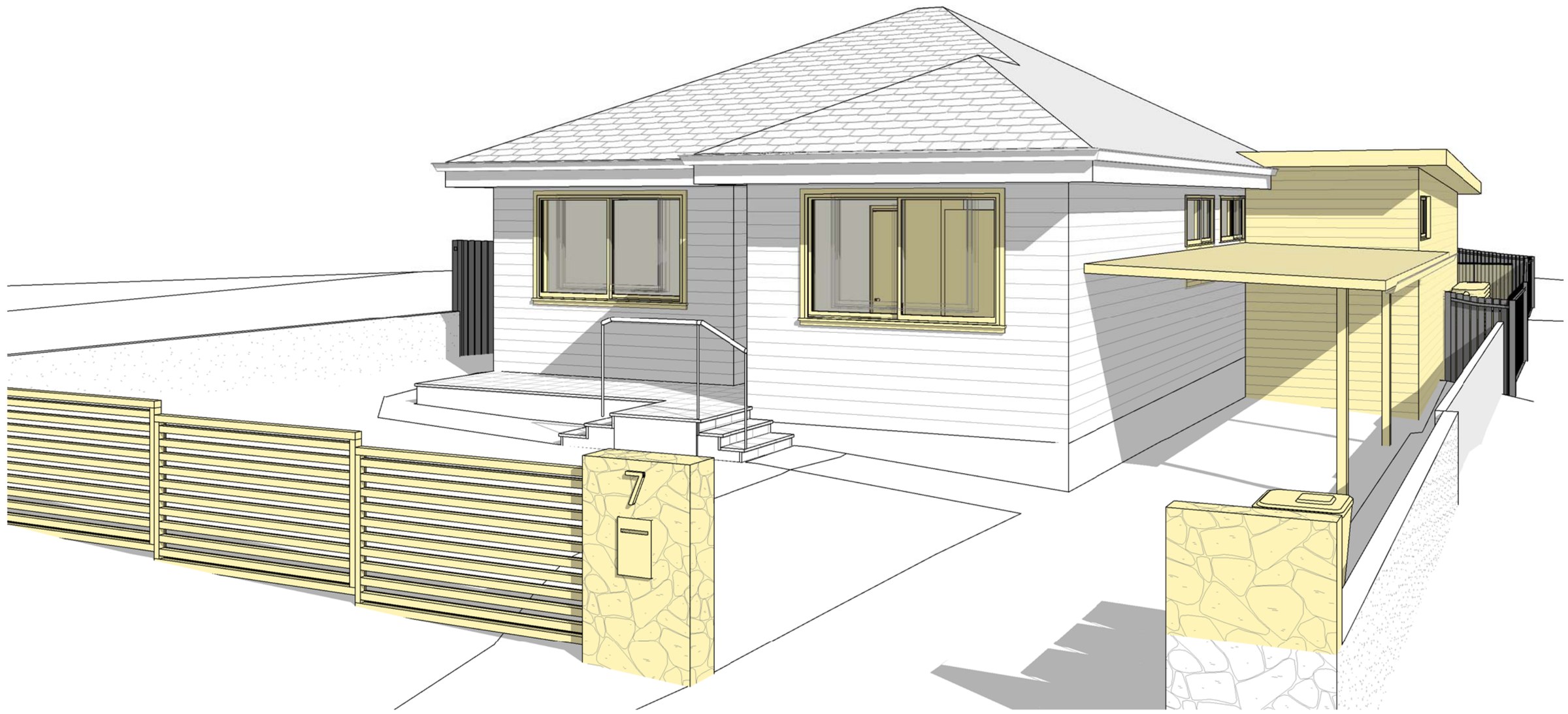 Miranda house and granny flat — Secondary dwelling, Miranda