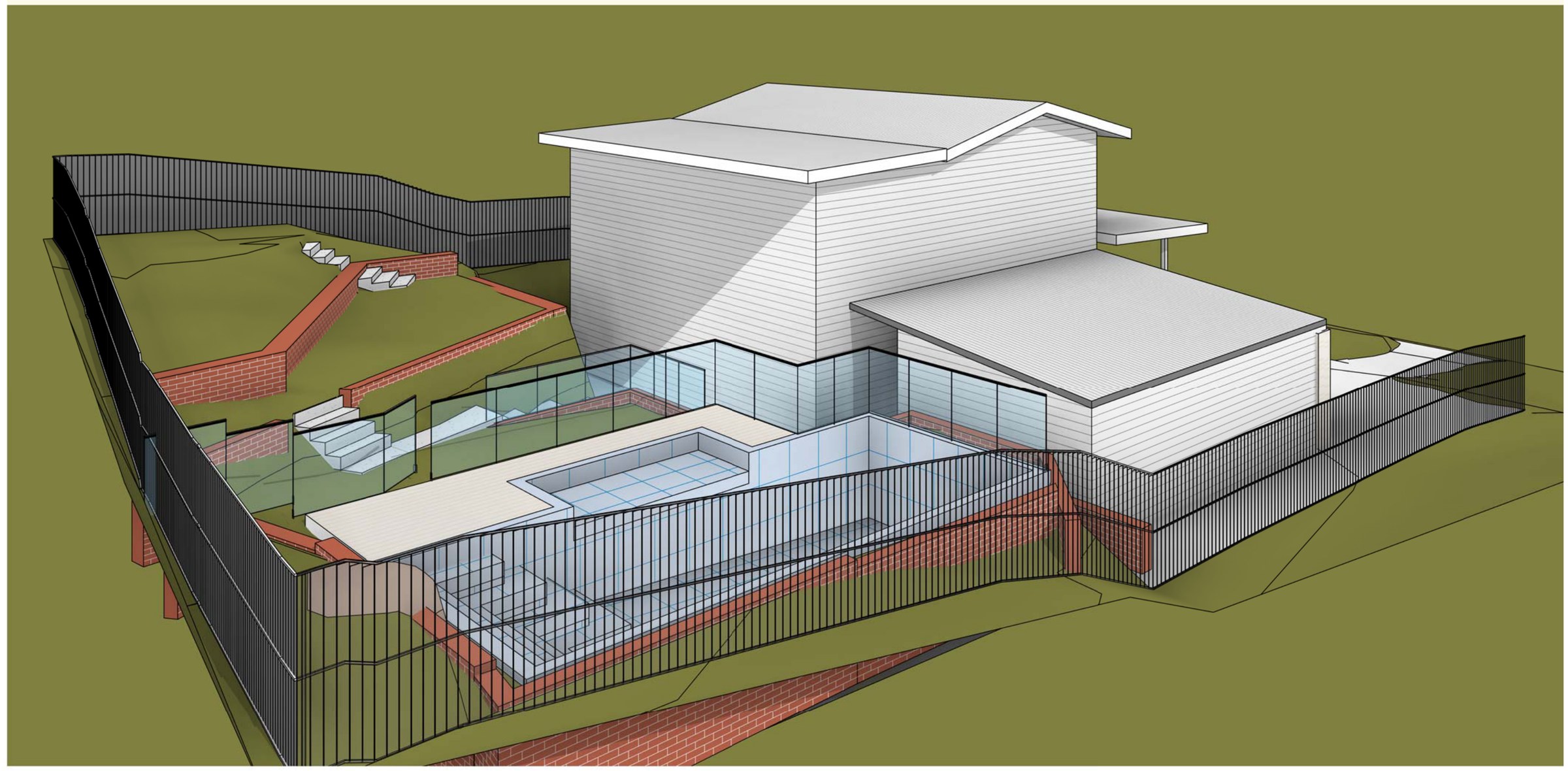 Port Hacking pool and terrace — image 2