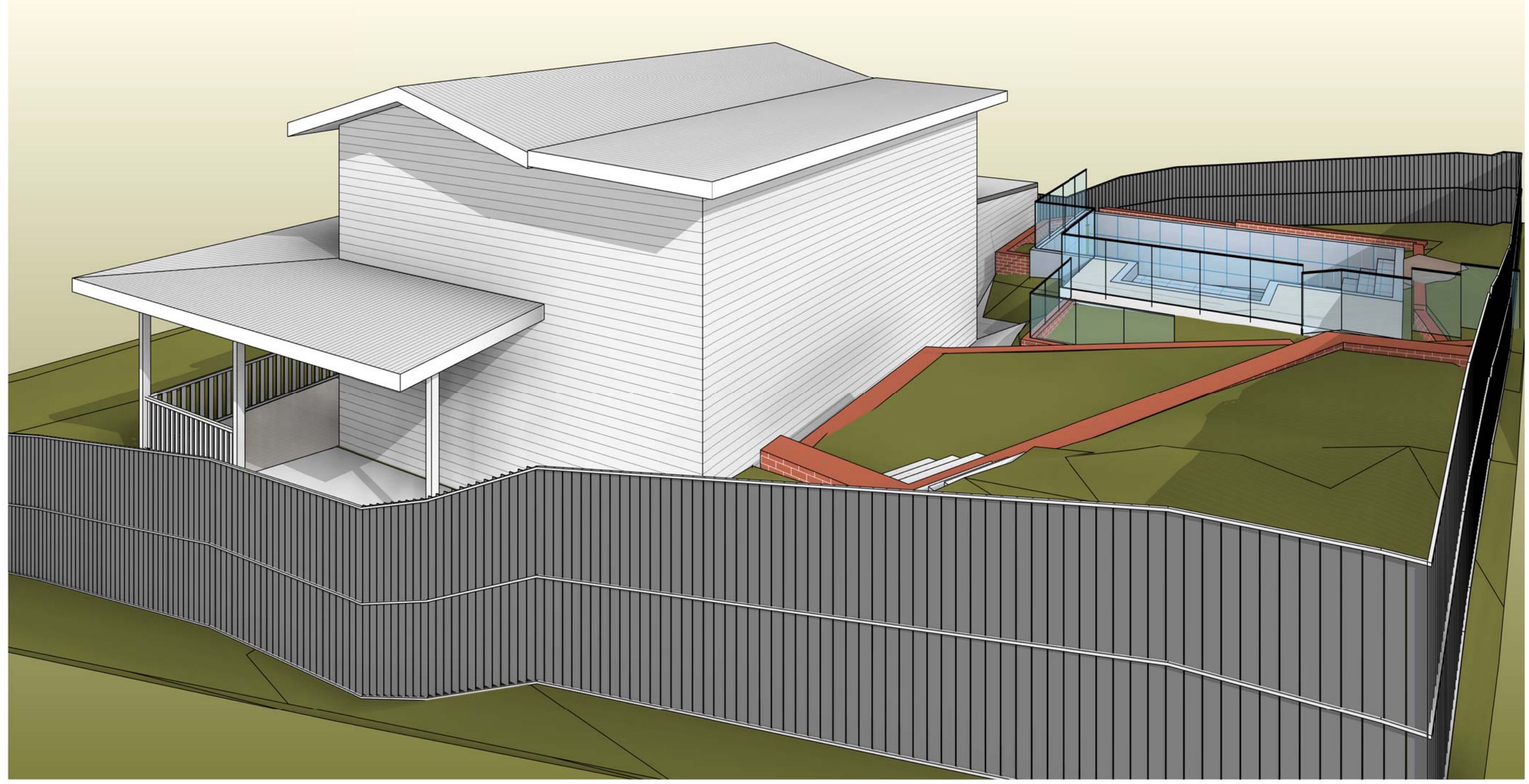 Port Hacking pool and terrace — image 3