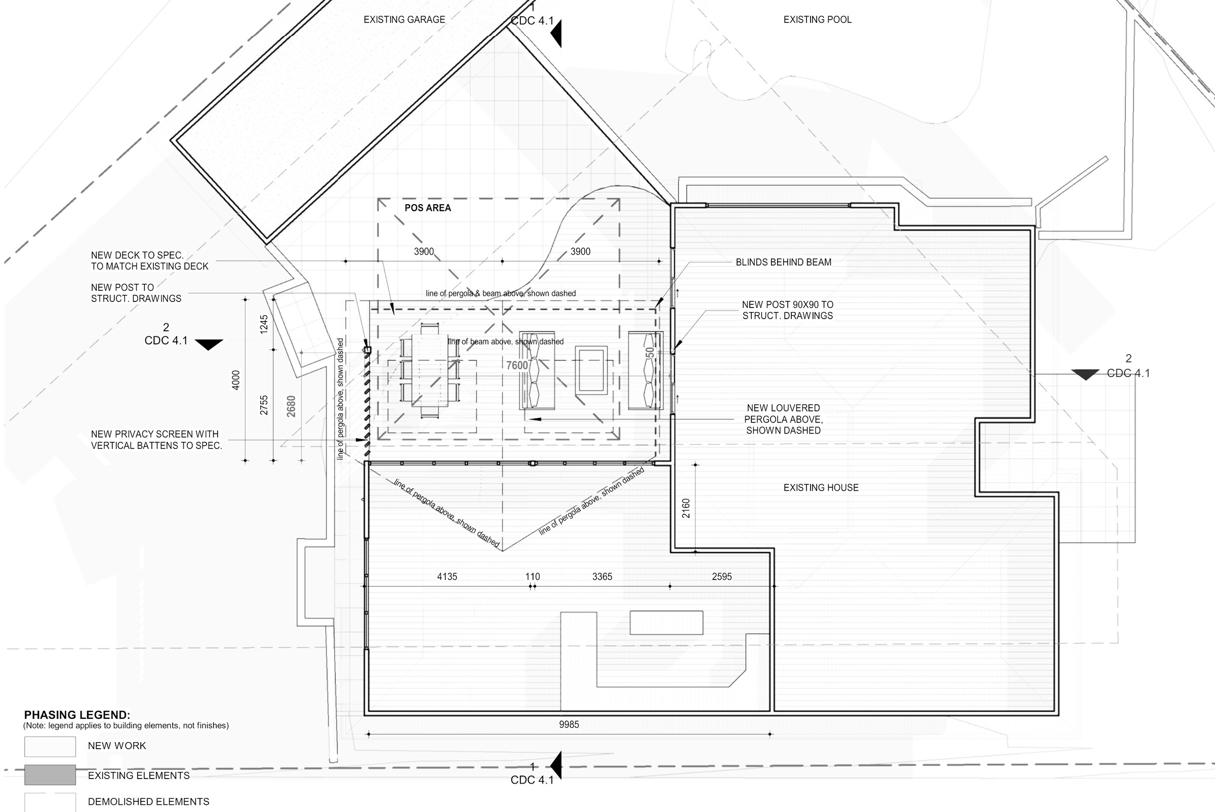 Yowie Bay terrace pergola — image 7