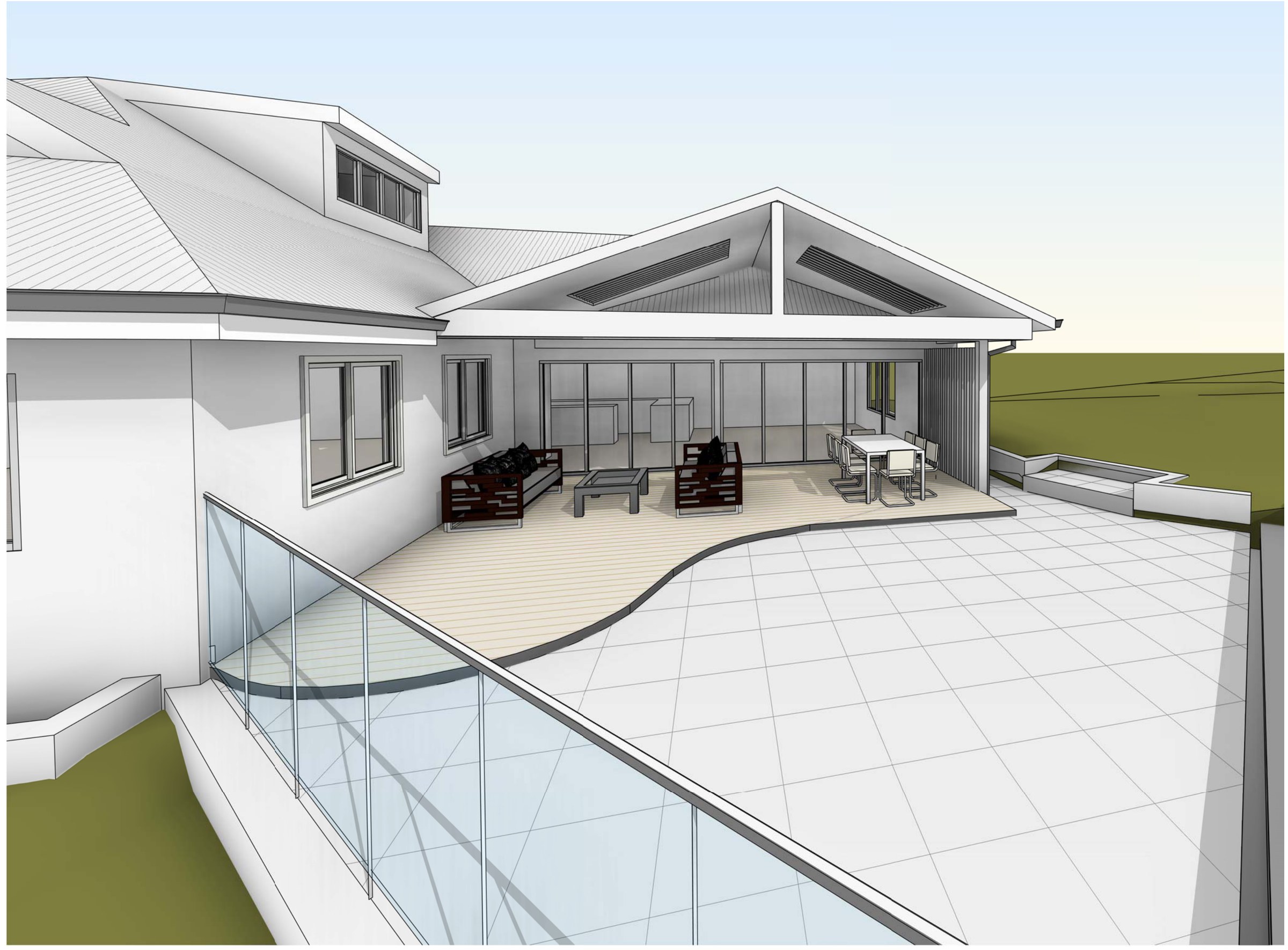 Yowie Bay terrace pergola — image 4