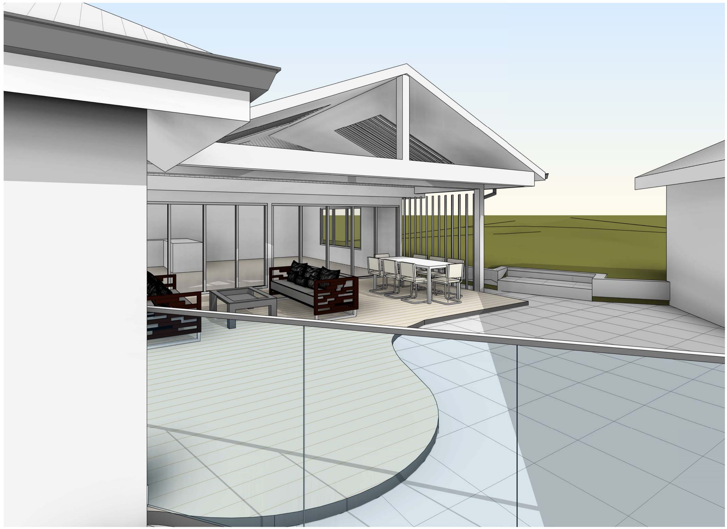 Yowie Bay terrace pergola — image 6